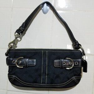 Coach, Monogram Black Purse, Authentic
